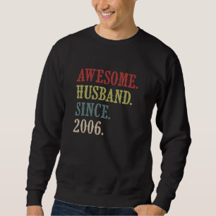 Phantastisches Ehemann seit 2006 16 Hochzeitstag Sweatshirt
