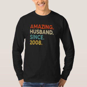 Phantastisches Ehemann seit 2008 14 Hochzeitstag T-Shirt