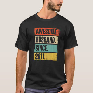 Phantastisches Ehemann seit 2011 11 Hochzeitstag T-Shirt