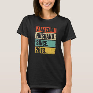 Phantastisches Ehemann seit 2013 9 Hochzeitstag T-Shirt