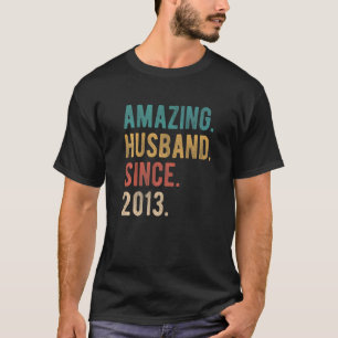 Phantastisches Ehemann seit 2013 9. Hochzeitstag T-Shirt