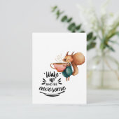 Phantastisches Eichhörnchen wischen Postkarte (Stehend Vorderseite)