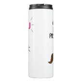 Phantastisches Einhorn-Geschenk für Krankenpfleger Thermosbecher (Rückseite)