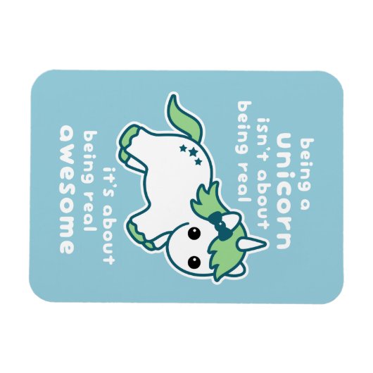 Phantastisches Einhorn Magnet (Horizontal)