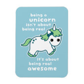 Phantastisches Einhorn Magnet (Vertikal)