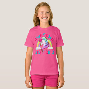 Phantastisches Einhorn seit ihrem Geburtstag anpas T-Shirt
