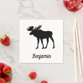 Phantastisches Elch Rustikal Serviette (Beispiel)