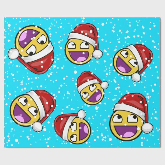 Phantastisches Face Wrapping Paper mit einstellbar Geschenkpapier (Flach)