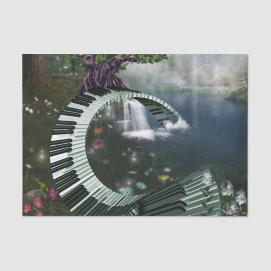 Phantastisches Fantasiepiano Seidenpapier (Vorderseite)