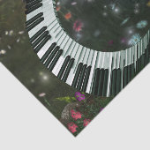 Phantastisches Fantasiepiano Seidenpapier (Ausschnitt)