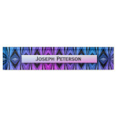 Phantastisches Farbdiamantendesign Namensplakette (Vorderseite)