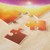 Phantastisches Fenster in Lila Dimension Puzzle (Seite)