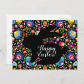 Phantastisches Folklore Ostersonnigen, anpassbar Postkarte (Vorne/Hinten)