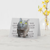 Phantastisches Foto für Hunde Katzenvogel Karte (Gelbe Blume)