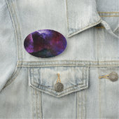 Phantastisches Galaxy Weltraummuster Namensschild (Beispiel)