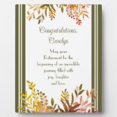 Phantastisches Geschenk! Custom Retirement Easel P Fotoplatte (Vorderseite)