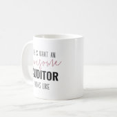 Phantastisches Geschenk des Auditors Kaffeetasse (Vorderseite Links)