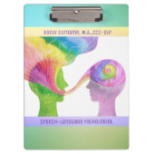 Phantastisches Geschenk! Sprachpathologe Custom Cl Klemmbrett (Vorderseite)