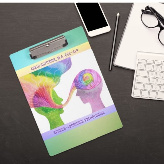 Phantastisches Geschenk! Sprachpathologe Custom Cl Klemmbrett