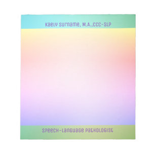 Phantastisches Geschenk! Sprachpathologe Notizbloc Notizblock