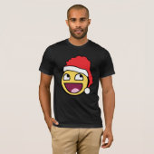 Phantastisches Gesicht Santa Dark Bella Leinwand T T-Shirt (Vorne ganz)
