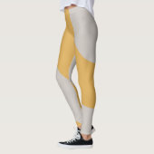 Phantastisches Gold und Grau Leggings (Links)