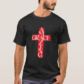 Phantastisches Grace Cross Christliches religiöses T-Shirt (Vorderseite)