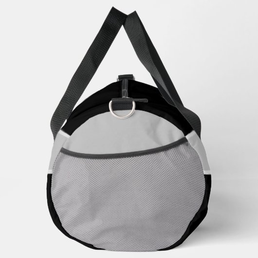 Phantastisches graues Kaninchen am Feuer Duffle Bag (Rechts)