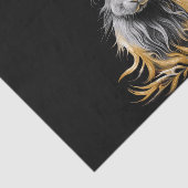 Phantastisches graues Kaninchen am Feuer Seidenpapier (Ausschnitt)