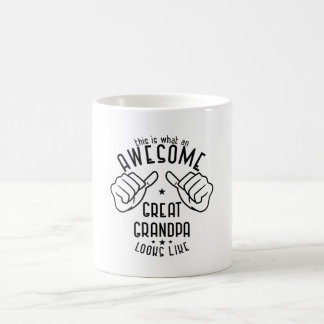 Phantastisches Großvater sieht aus wie Kaffeetasse