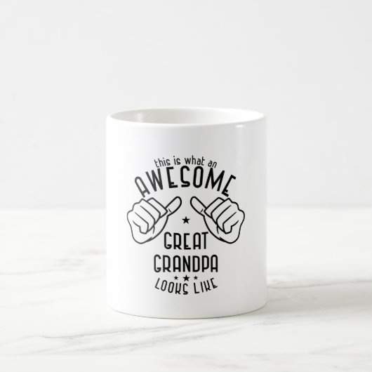 Phantastisches Großvater sieht aus wie Kaffeetasse (Mittel)