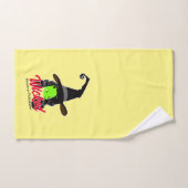 Phantastisches grünes Pickleball, Hexenmeister Handtuch (Handtuch)