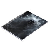 Phantastisches Halloween-Fantasiegedicht Notizblock (Linke Seite)