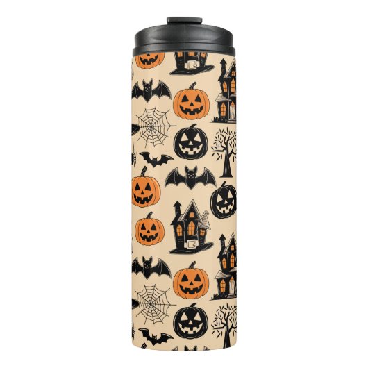 Phantastisches Halloween-Thema Thermosbecher (Vorderseite)
