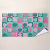 Phantastisches Handtuch aus Pickleball: Rosa und M Badehandtuch (Badehandtuch)