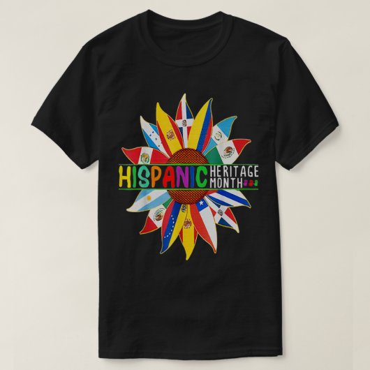 Phantastisches hispanisches Erbe Monat Latina Gesa T-Shirt (Design vorne)