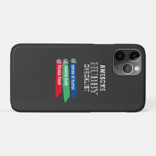 Phantastisches Hubby Checklist-Valentine anpassen Case-Mate iPhone Hülle (Rückseite (Horizontal))