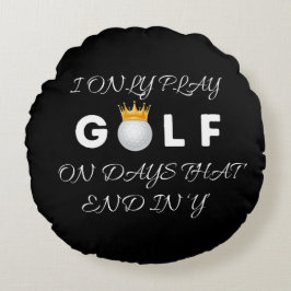 Phantastisches, individuelles Golfkissendesign Rundes Kissen