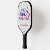 Phantastisches inspirierendes Zitat Pickleball Schläger (Links)