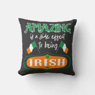 Phantastisches Irish Flag Kleeblatt Lucky Celtic P Kissen