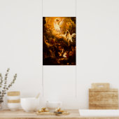 Phantastisches Jesus Auferstehung Poster (Küche)