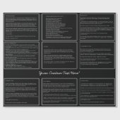 Phantastisches Jokes-Papier Geschenkpapier (Flach)