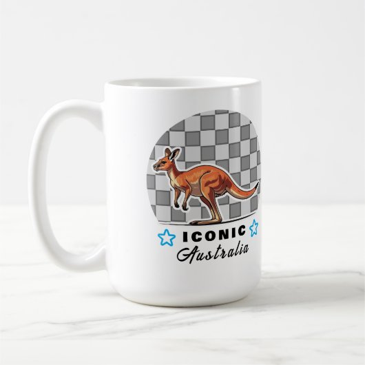 phantastisches Känguru Kaffeetasse (Links)