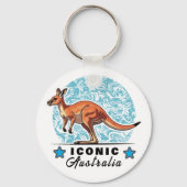 phantastisches Känguru Schlüsselanhänger (Rückseite)