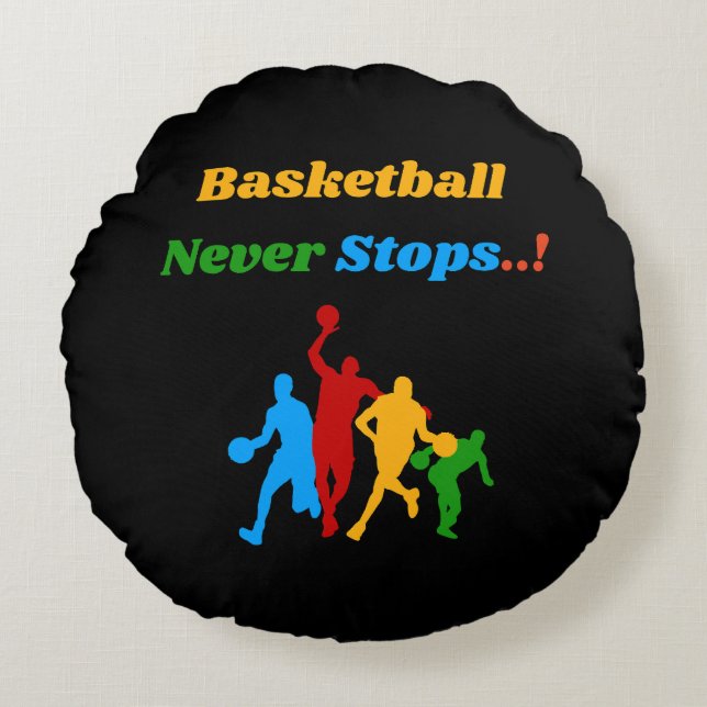 Phantastisches Kissen für Basketballfans (Vorderseite)