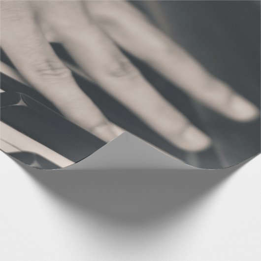 Phantastisches Klavier Geschenkpapier (Ecke)