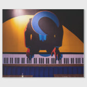 Phantastisches Klavier Geschenkpapier (Flach)