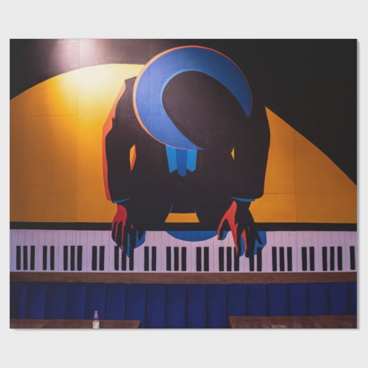 Phantastisches Klavier Geschenkpapier (Flach)