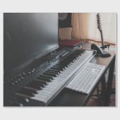 Phantastisches Klavier Geschenkpapier (Flach)