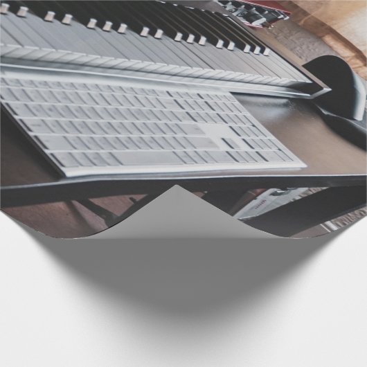 Phantastisches Klavier Geschenkpapier (Ecke)